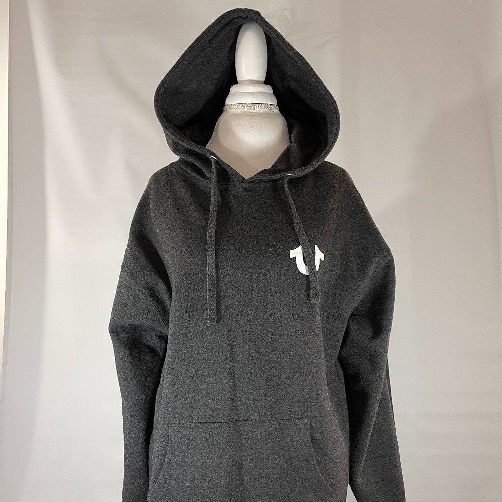 True Religion Hoodie Gray Sz L
